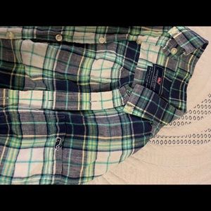 Vineyard vines linen fitted shirt